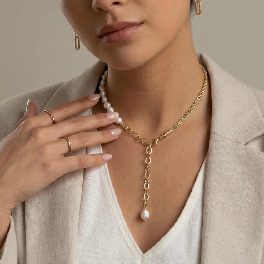 Ashlyn Freshwater Pearl Necklace - LAST CHANCE!