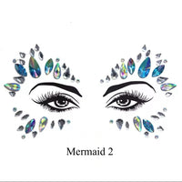 Mermaid Face Gems - 5 Designs