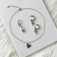 Hammered Heart Necklace - LAST CHANCE!
