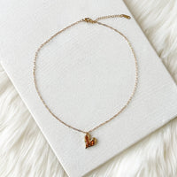 Hammered Heart Necklace - LAST CHANCE!