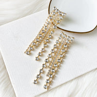 Boa Rhinestone Duster Earrings