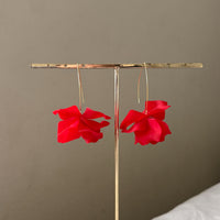 Cyclamen Petal Drop Earrings - 20 COLORS LAST CHANCE!
