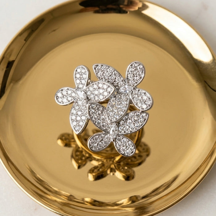 Mariposa Pavé Statement Ring