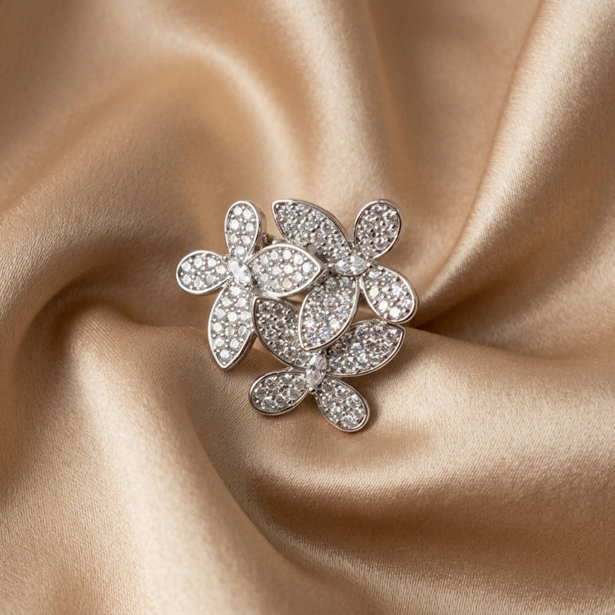 Mariposa Pave Statement Ring