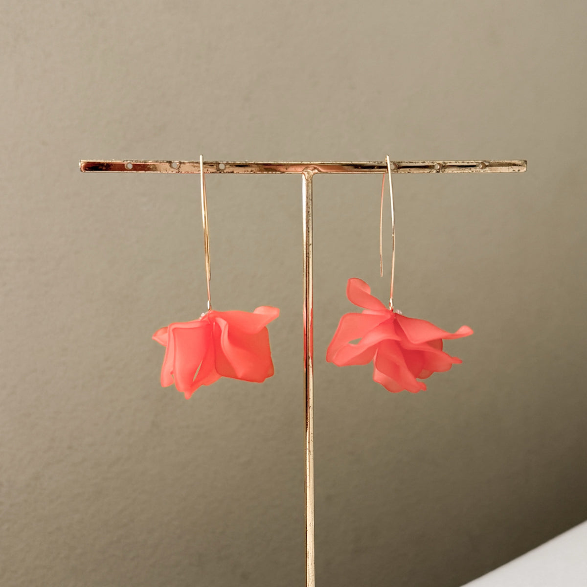 Cyclamen Petal Drop Earrings - 20 COLORS LAST CHANCE!