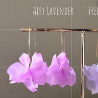 Cyclamen Petal Drop Earrings - 20 COLORS LAST CHANCE!