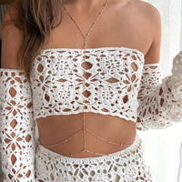 Bra Body Chain - Stainless Steel - The Songbird Collection