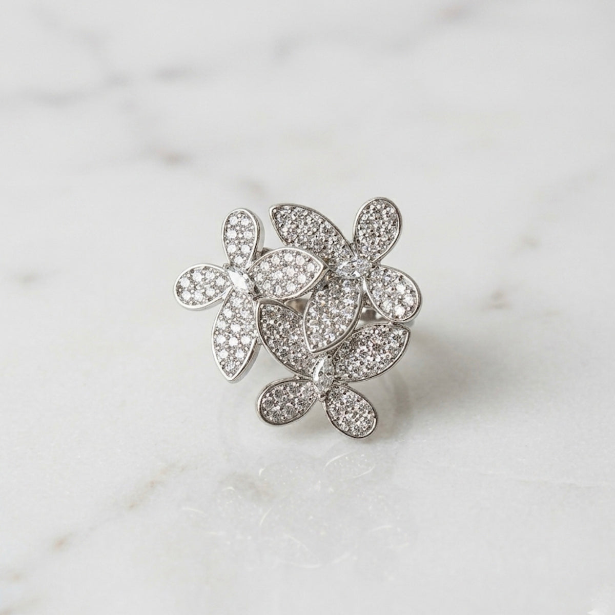 Mariposa Pave Statement Ring