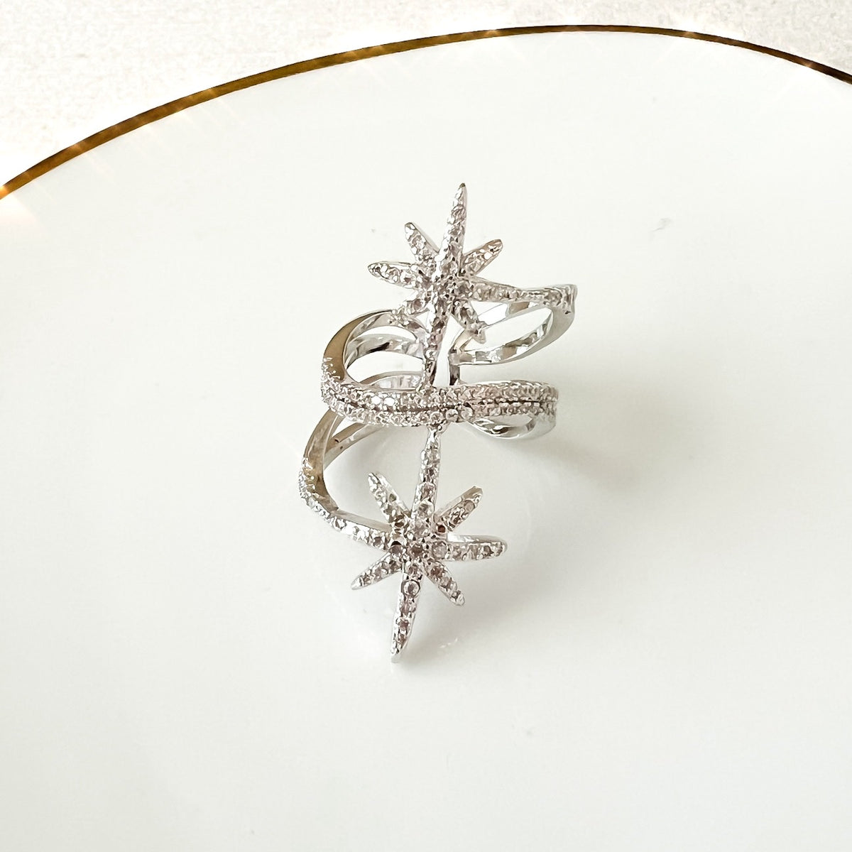 North Star Statement Ring - LAST CHANCE