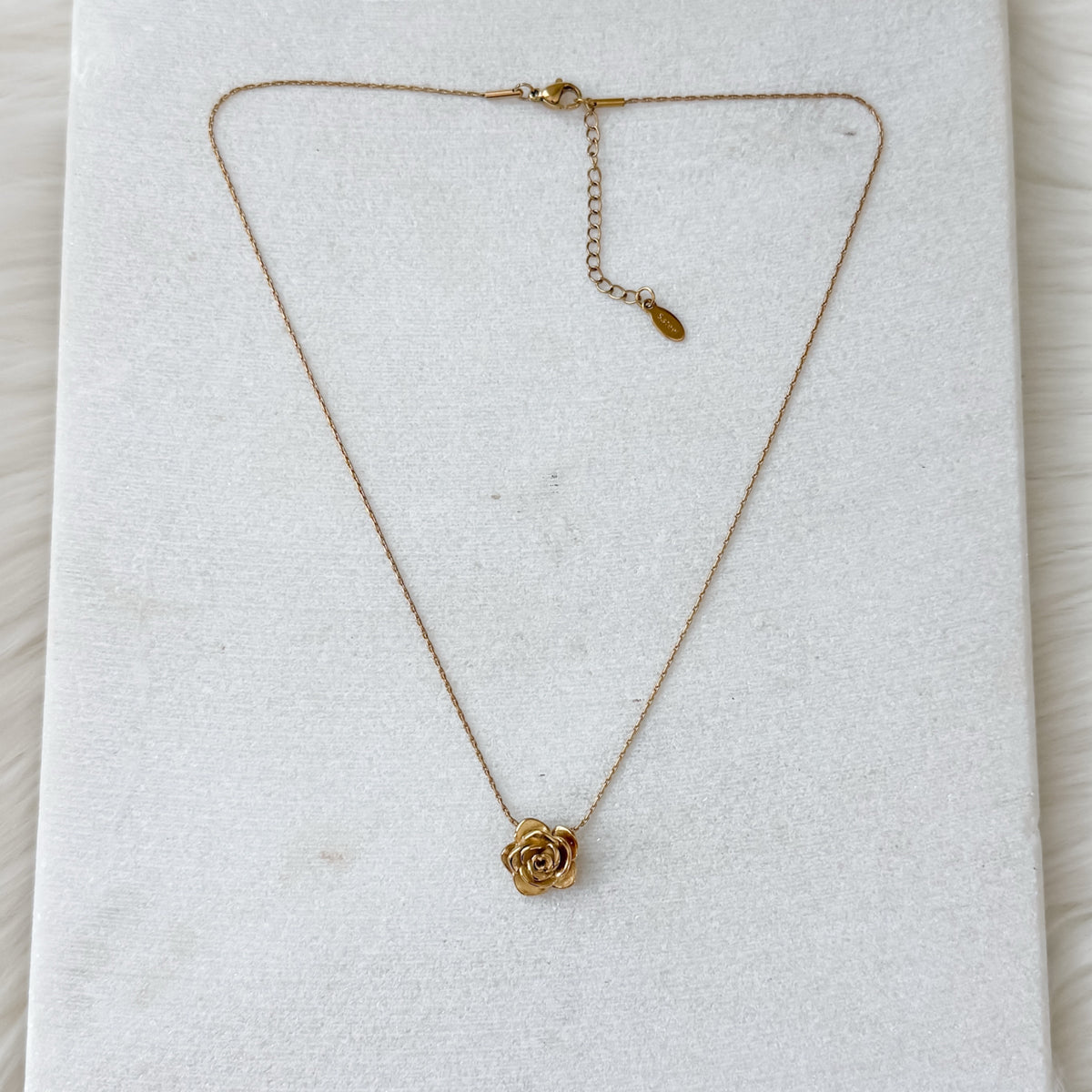 Petite Rosette Necklace - The Songbird Collection 