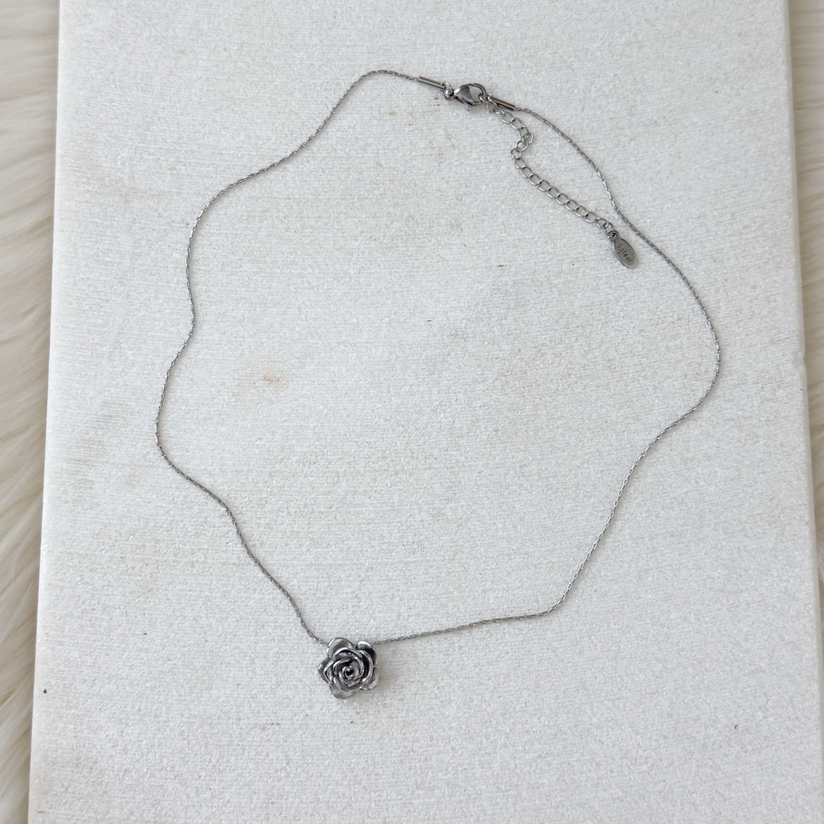 Petite Rosette Necklace - The Songbird Collection 
