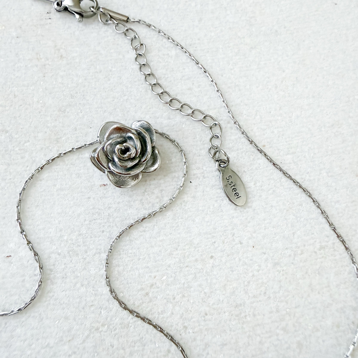 Petite Rosette Necklace - The Songbird Collection 