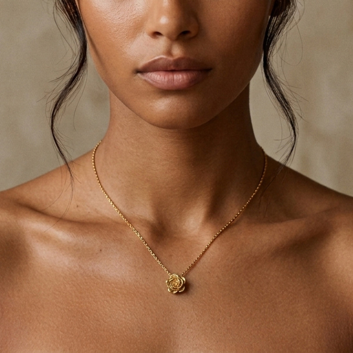 Petite Rosette Necklace - The Songbird Collection  