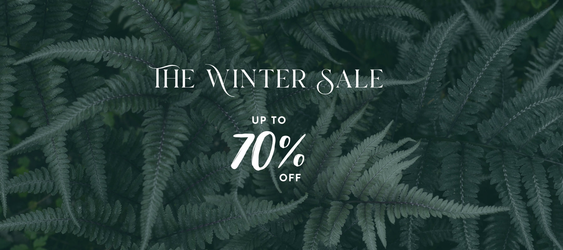 The Winter sale - up to 70% off