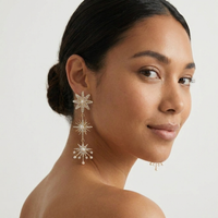 Starlight a Trois Earrings-Earrings-The Songbird Collection