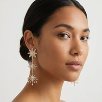 Starlight a Trois Earrings-Earrings-The Songbird Collection