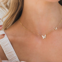 Sweet butterflies necklace - The Songbird Collection