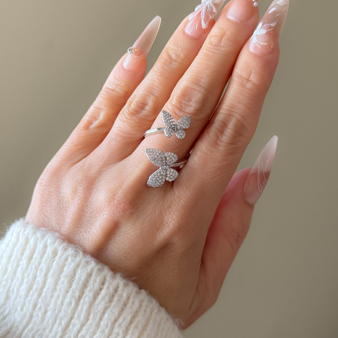 Sweet butterflies ring - The Songbird Collection