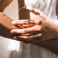 Tessa Ring Set - Gothic Throne RIng - The Songbird Collection - stainless steel