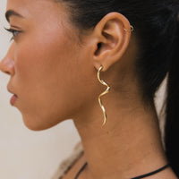 The Curve Drop Earrings - The Songbird Collection