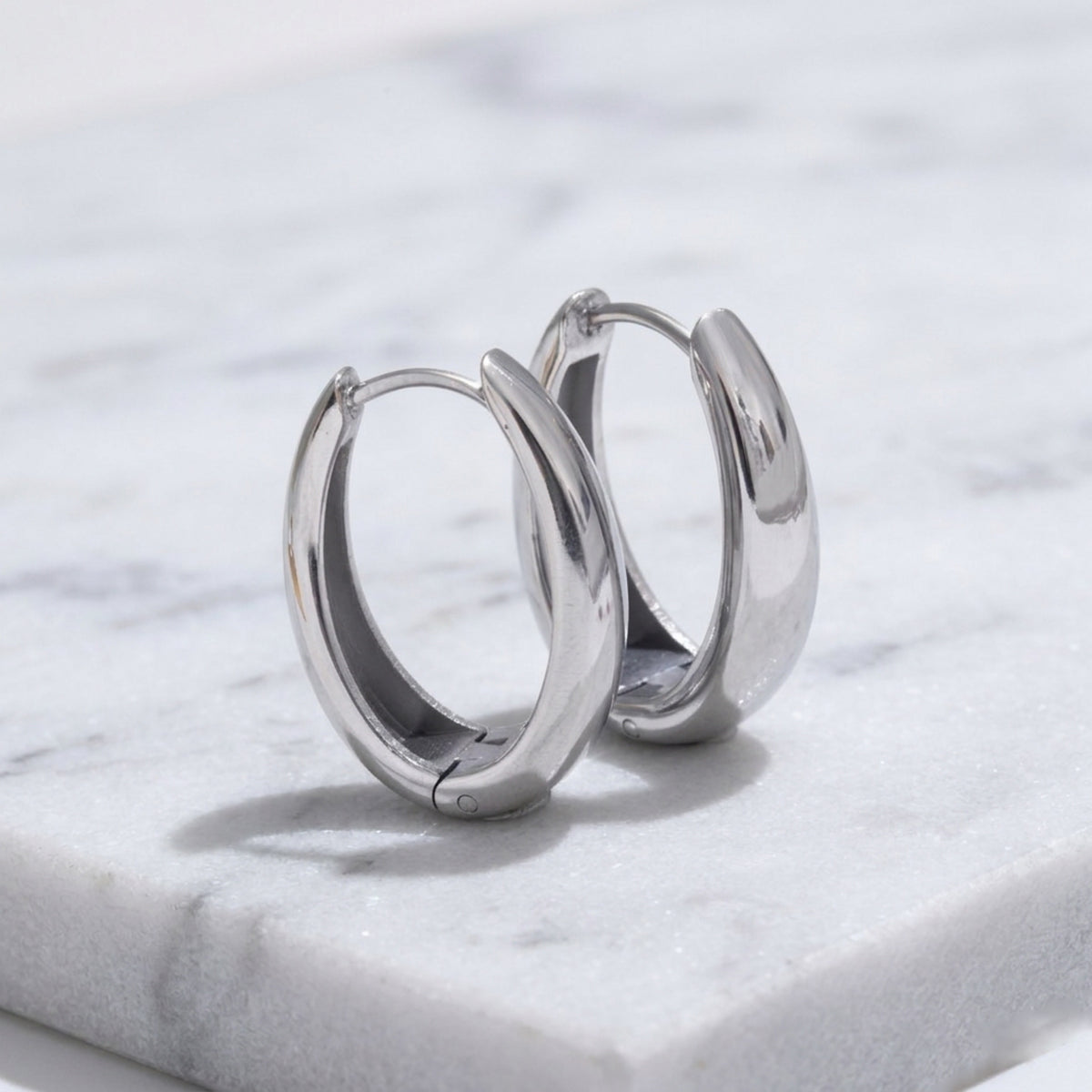 The Ever Teardrop Hoop Earrings