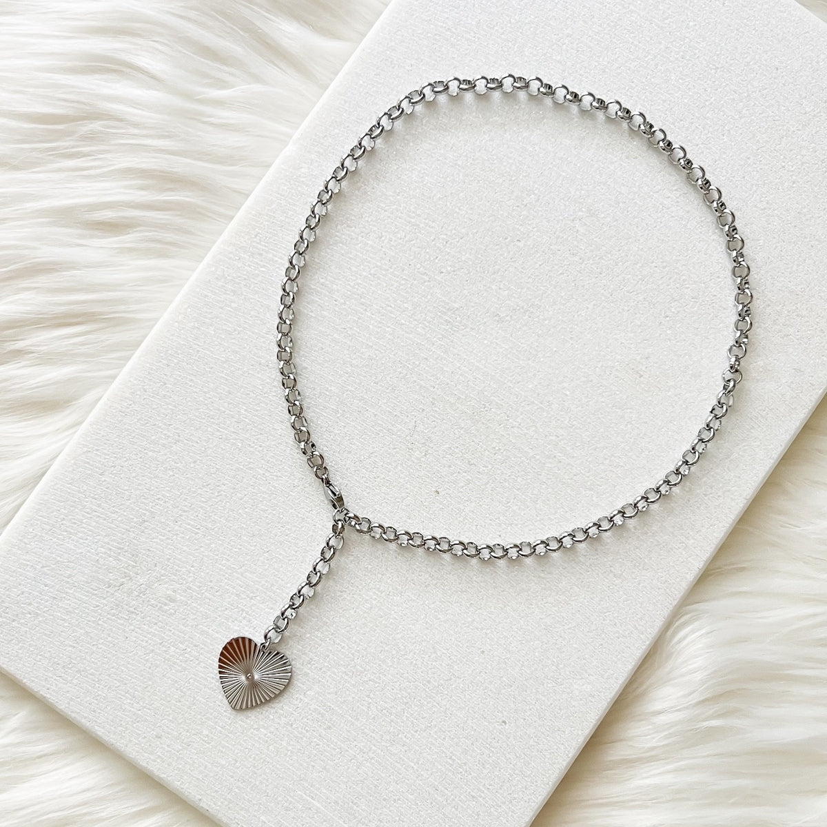  stainless steel  Treasured Heart Necklace - The Songbird Collection