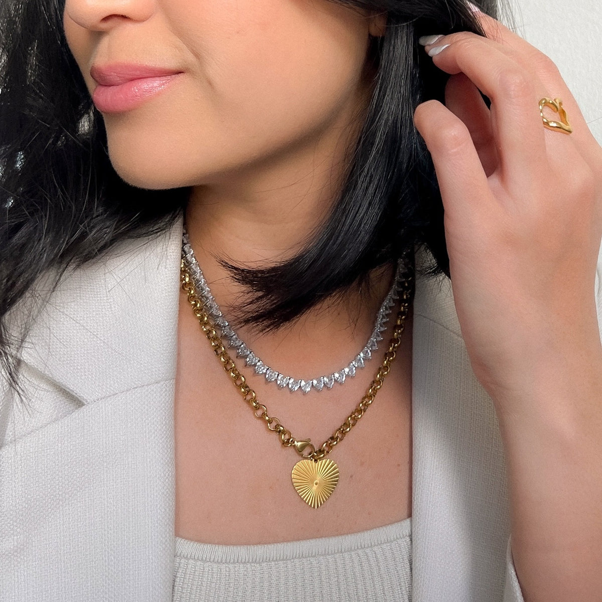Treasured Heart Necklace - The Songbird Collection