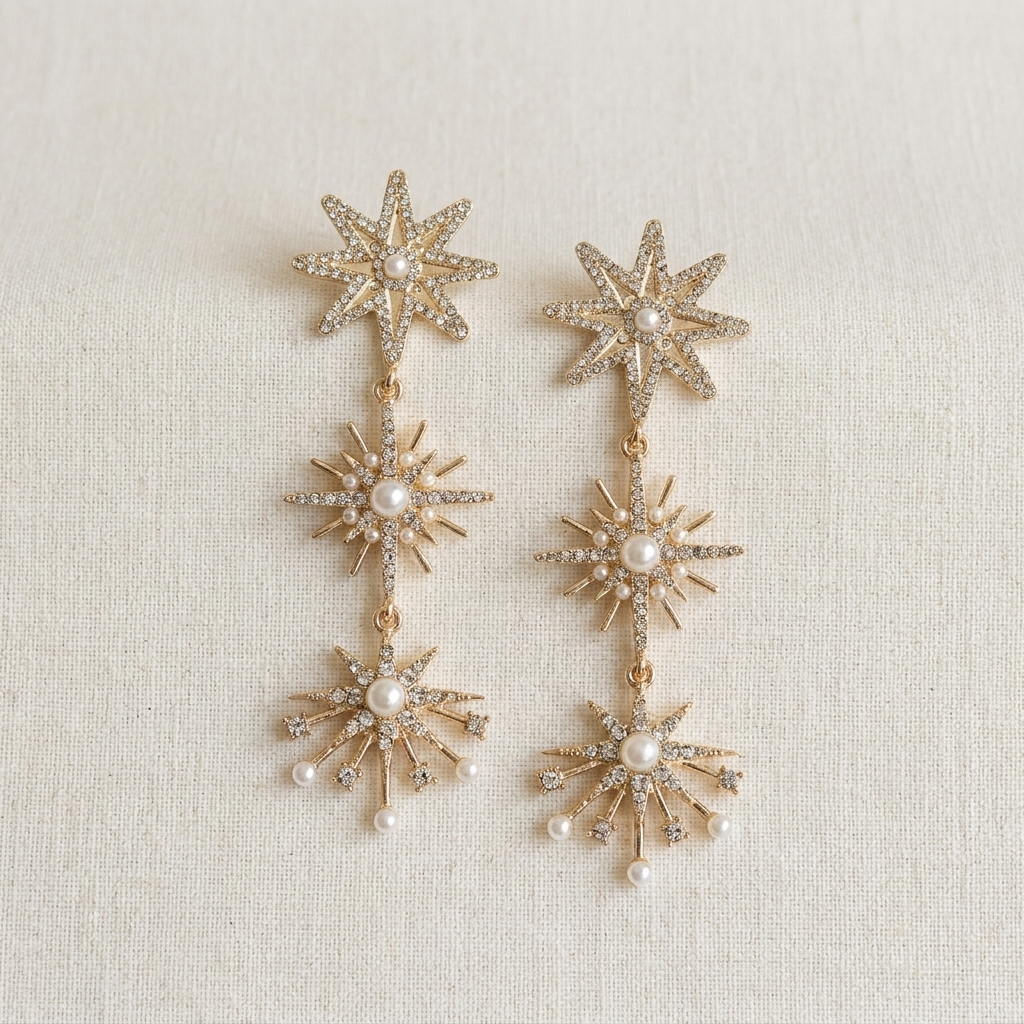 Starlight a Trois Earrings - LAST CHANCE