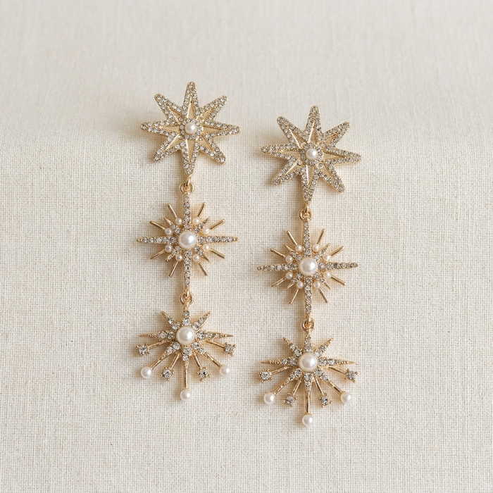 Starlight a Trois Earrings - LAST CHANCE