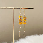 Angelica Flower Drop Earrings - 4 Colors!
