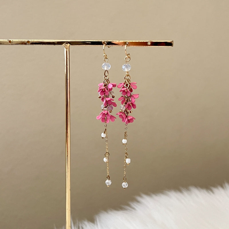 Angelica Flower Drop Earrings - 4 Colors LAST CHANCE!