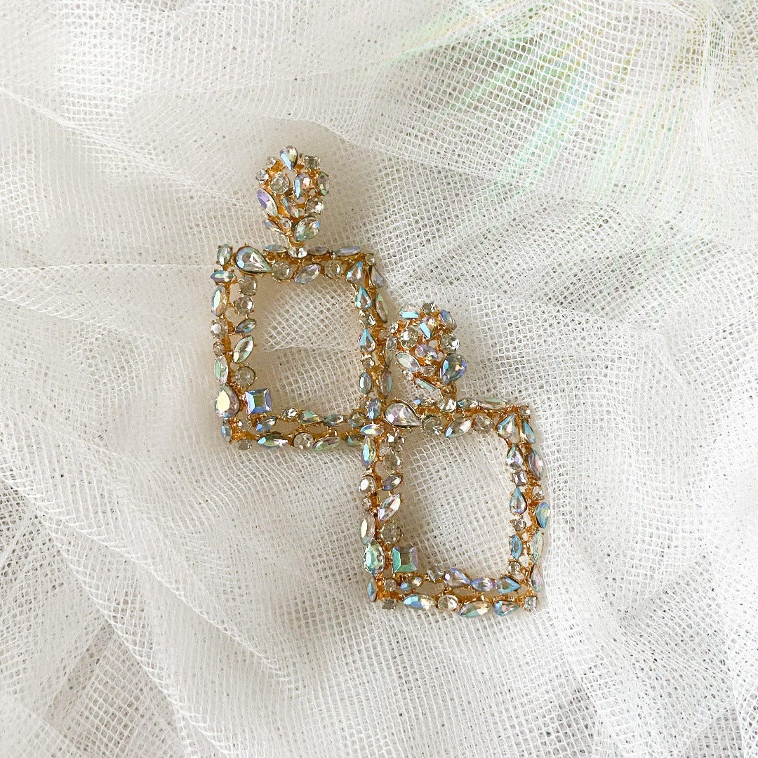 Crysta Brilliance Statement Earrings - LAST CHANCE