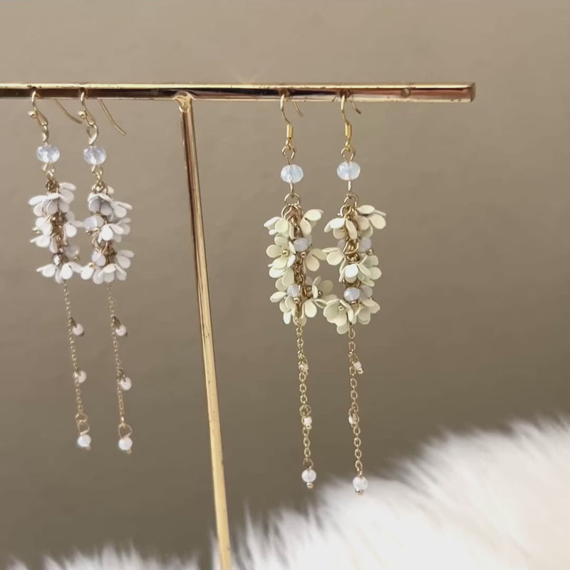 Angelica Flower Drop Earrings - 4 Colors LAST CHANCE!