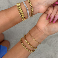 Stacked Stainless Chain Bracelets - 4 Styles LAST CHANCE!
