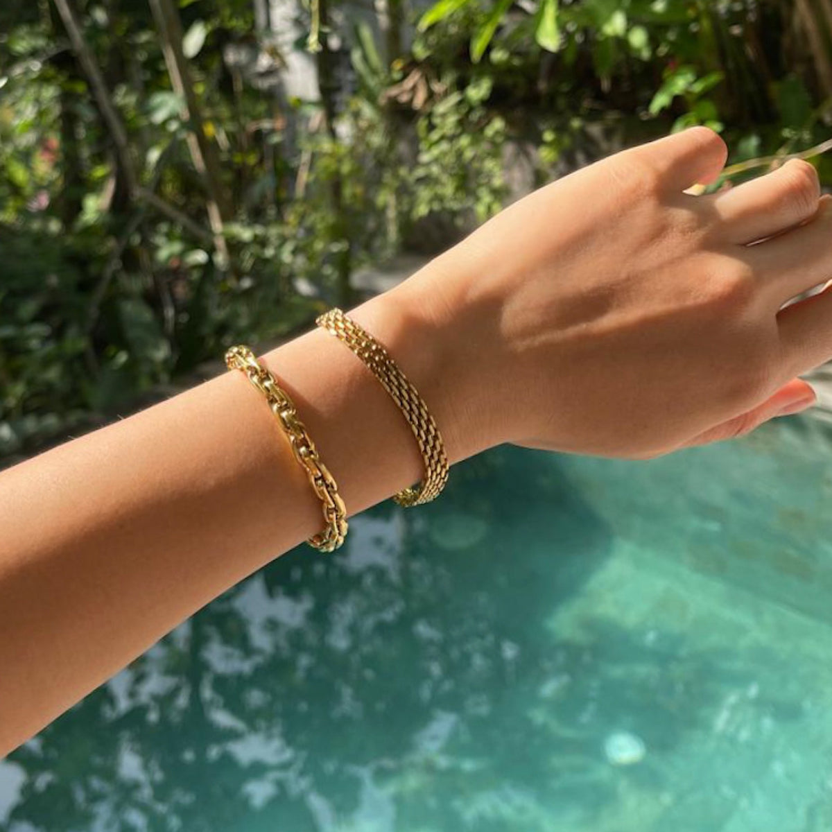 Stacked Stainless Chain Bracelets - 4 Styles LAST CHANCE!