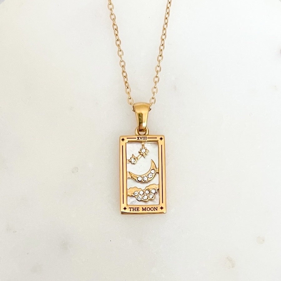 positive affirmation manifestation destiny necklace stainless steel gold plating thesongbirdcollection.com