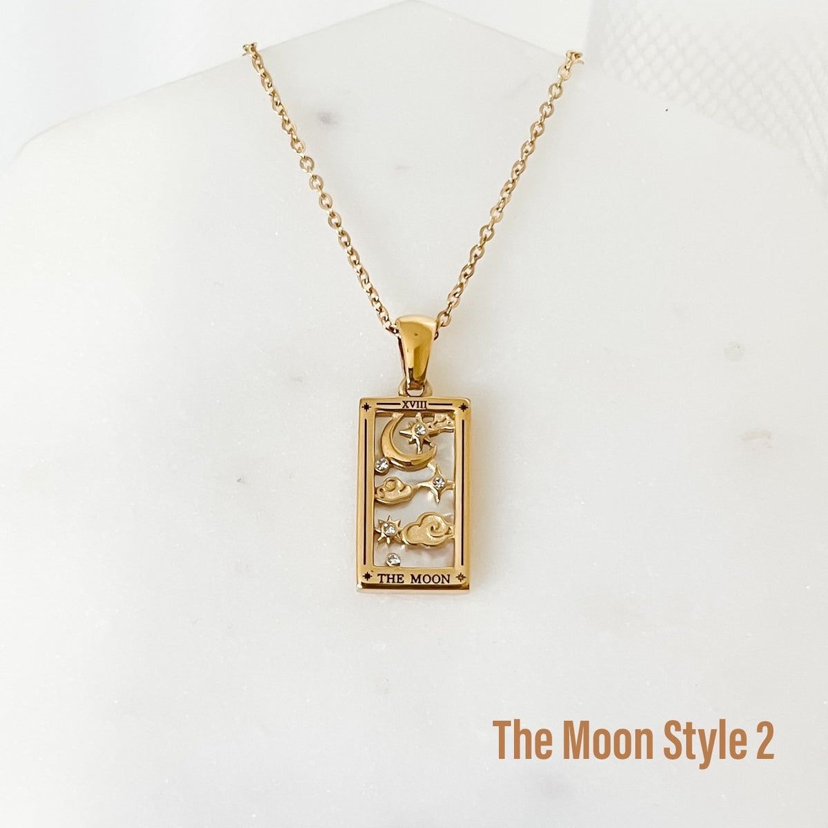 positive affirmation manifestation destiny necklace stainless steel gold plating thesongbirdcollection.com