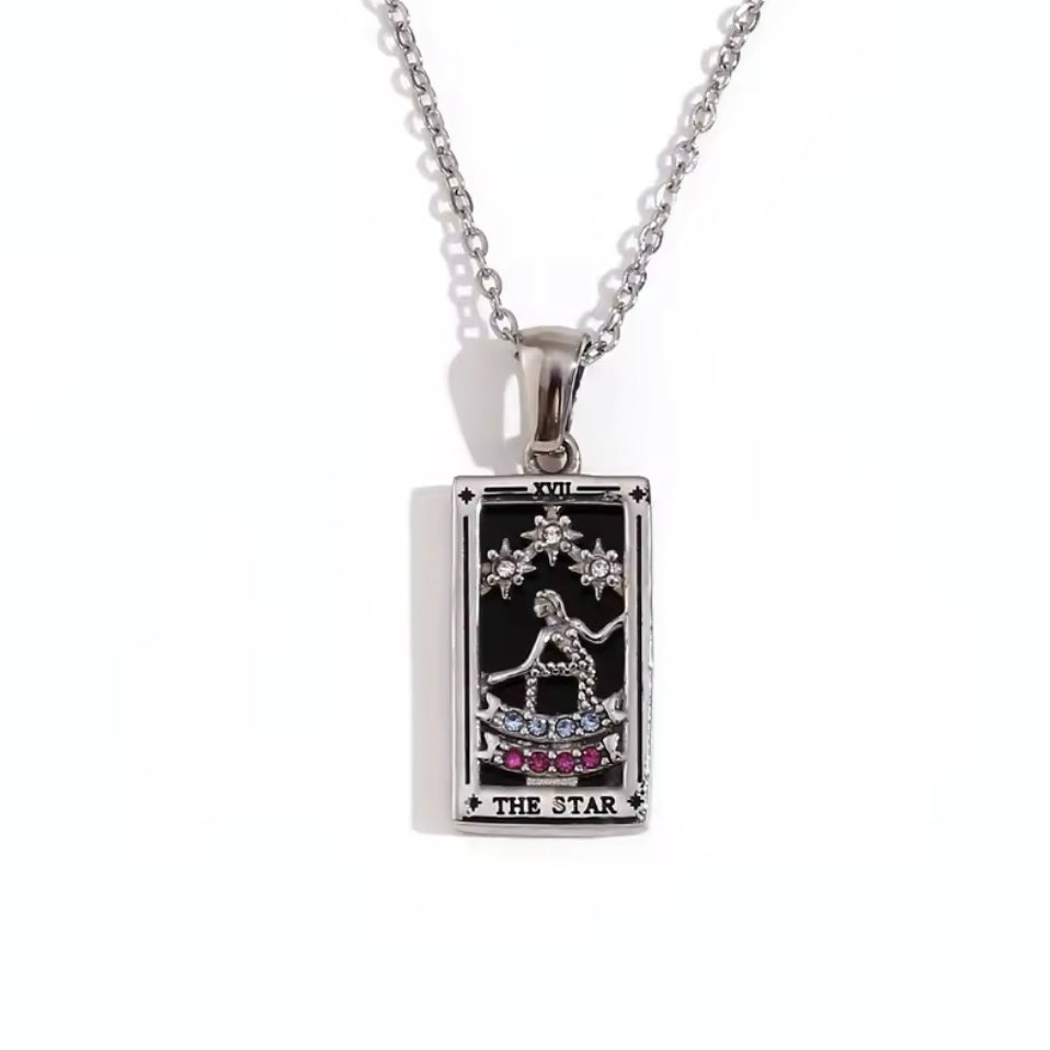 Celestial Manifestation Tarot Necklace - 10+ Designs