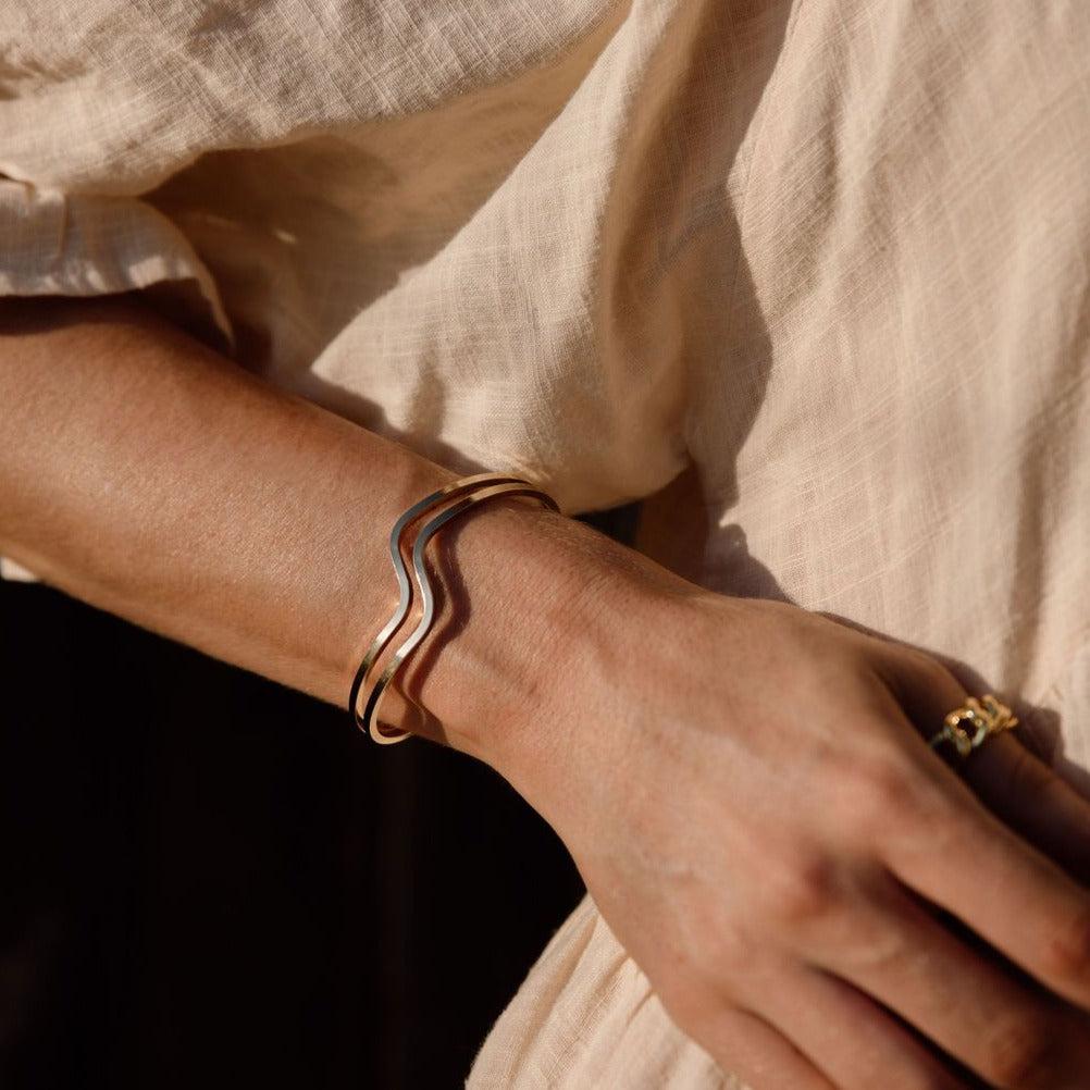Double Wave Bracelet - LOW STOCK! - The Songbird Collection 