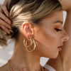 Mischa Hoop Earrings-Earrings-The Songbird Collection