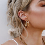 Mika 3 Hoop Earrings-Earrings-The Songbird Collection