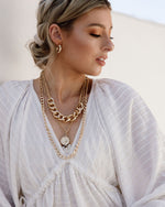 Letizia Layered Chain Necklace-Necklaces-The Songbird Collection
