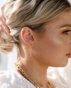 Ari Chain Link Threader Earring-Earrings-The Songbird Collection