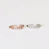 Bejeweled Leaf Ring - The Songbird Collection 