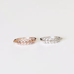 Bejeweled Leaf Ring - The Songbird Collection 
