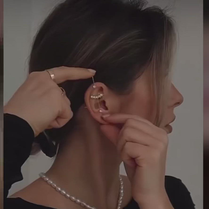Crystal Bliss Ear Hook / Ear Cuff - LAST CHANCE!
