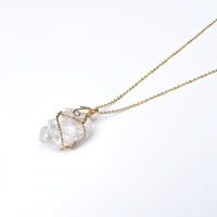 Raw Stone Crystal Necklace - 6 Colors LOW STOCK! - The Songbird Collection 