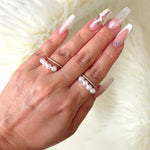 Perla Double Layered Ring