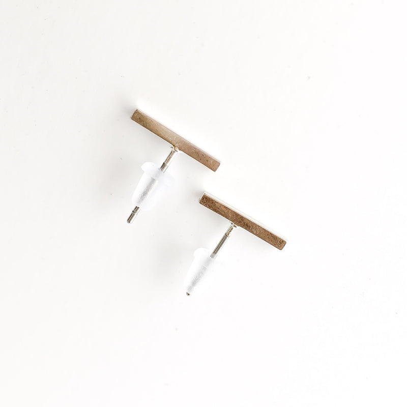 Simple Line Stud Earrings - Fan Favorite! RESTOCKED !! - The Songbird Collection 