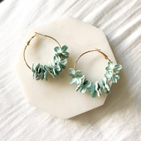 Anielle flower hoops Earrings - 4 Colors SELLING OUT!! - The Songbird Collection 